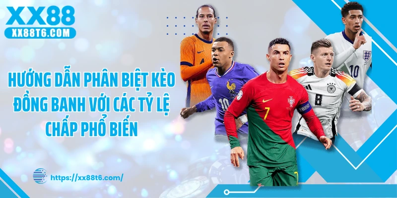 Hướng dẫn phân biệt kèo đồng banh với các tỷ lệ chấp phổ biến